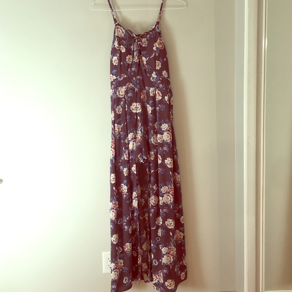 Floral Maxi With Shorts
